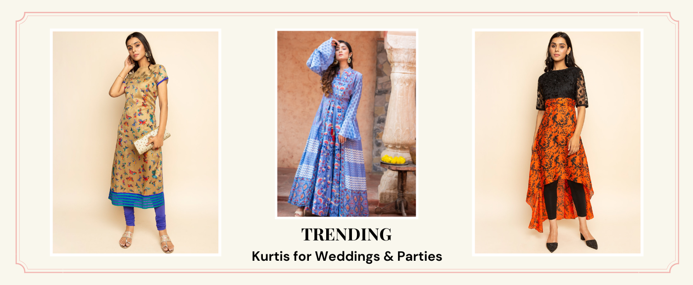 Top 5 Latest Must-Have Ladies Kurtis for your wedding & Party Season